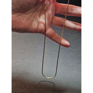 Vintage Amway gold tone necklace 20"